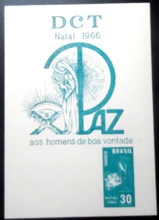 Folhinha Filatélica Nº 30 de 1966 Natal 66 25934