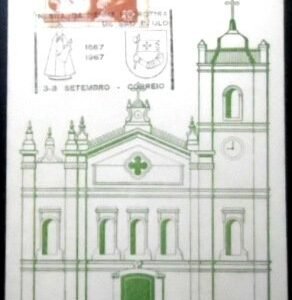 Folhinha Filatélica de 1967 Nossa Senhora da Penha