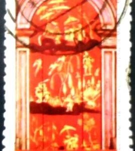 Imagem similar à do selo postal do Brasil de 1984 Pinturas Chinesicies 610 U