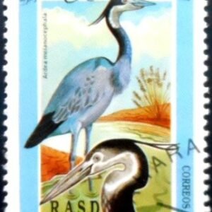 Selo postal do Sahara Ocidental de 1994 Heron NCC