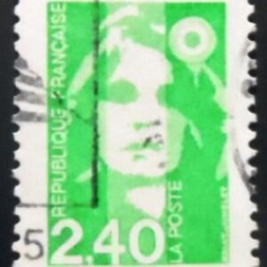 Selo postal da França de 1993 Marianne of Briat 2.40 A U