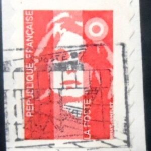 Selo postal da França de 1993 Marianne of Briat U BcII