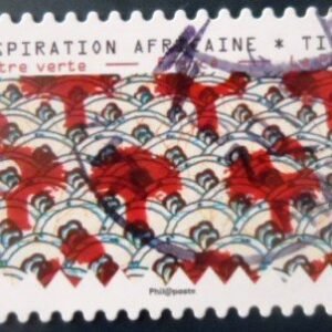 Selo postal da França de 2019 African-Inspired Textiles U i