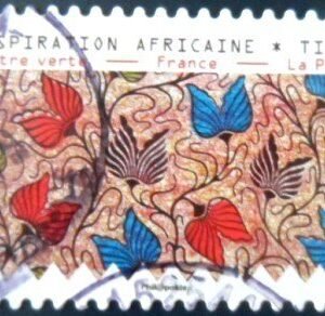 Selo postal da França de 2019 African-Inspired Textiles U b