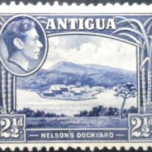 Selo postal de Antigua e Barbuda de 1938 English Harbour 2½ N
