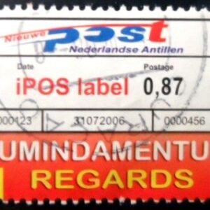 Selo postal das Antilhas Holandesas de 2007 Regards U D