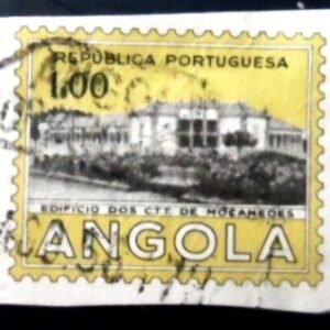 Selo postal da Angola CTT Moçamedes