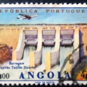 Selo postal da Angola de 1965 Capitão Teófilo Duarte Dam U
