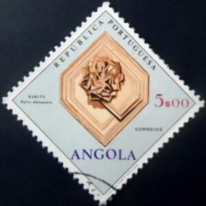 Selo postal da Angola de 1970 Mineral