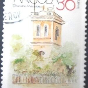 Selo postal de Angola de 1990 Meteorological Observatory U
