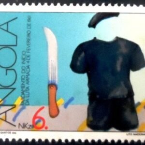 Selo postal da Angola de 1991 Armed Struggle M
