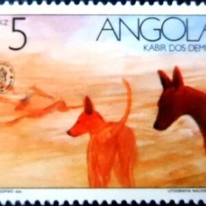 Selo postal da Angola de 1991 Kabir M