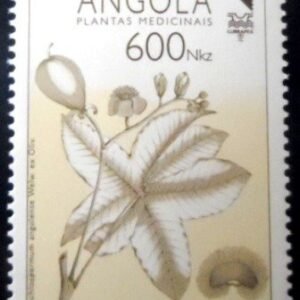 Selo postal da Angola de 1992 Medicinal Plants 600 M