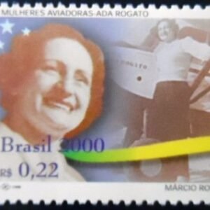 Selo postal do Brasil de 2000 Ada Rogato M