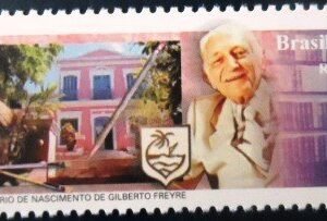 Selo postal do Brasil de 2000 Gilberto Freyre M