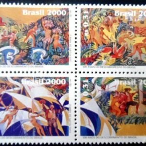Se-tenant do Brasil de 2000 Descobrimento do Brasil M SET