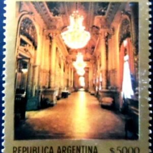 Selo postal da Agentina de 1983 Colón Theatre M