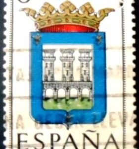 Selo postal da Espanha de 1964 Provincial Arms Logroño U