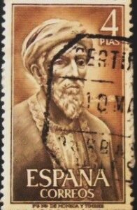 Selo postal da Espanha de 1967 Maimonides U