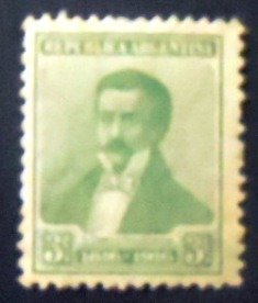 Selo postal da Argentina de 1916 Francisco Narciso de Laprida 3 N