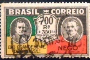 Selo postal do Brasil de 1931 Revolução de 1930 700+350 U