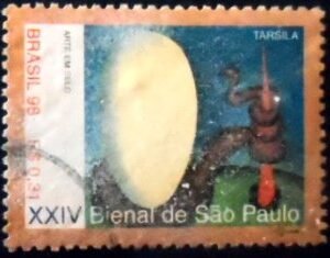 Selo postal do Brasil de 1998 1998 - Pintura de Tarsila U