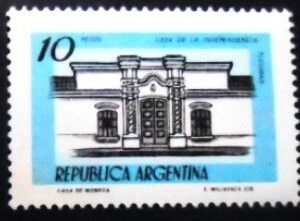 Selo postal da Argentina de 1978 House of Independence M SEV