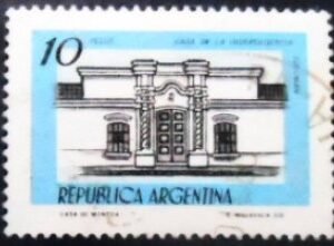 Sel postal da Argentina de 1978 House of Independence U sev