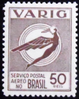 Selo postal da Áustria de 1902 Mercury 2 U