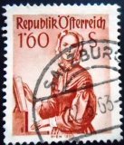 Selo postal da Áustria de 1949 Vienna 1850 U sev