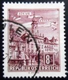 Selo postal da Áustria de 1965 City Hall U