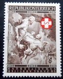 Selo postal da Áustria de 1977 The Samaritan M