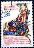 Selo postal da Áustria de 1982 800 Years Francis of Assisi U