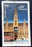 Selo postal da Áustria de 1998 Vienna Festival Weeks U