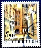 Selo postal da Áustria de 2002 House of the Basilisk U