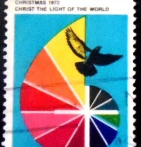 Selo postal da Austrália de 1972 Christmas 1972 U