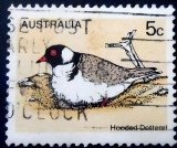 Selo postal da Austrália de 1978 Hooded Dotterel U
