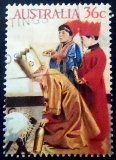 Selo postal da Austrália de 1986 Three Wise Men Christmas U