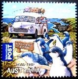 Selo postal da Austrália de 2012 Little Penguin U