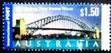 Selo postal da Austrália de 2000 Sydney Harbour Bridge U
