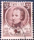 Selo postal da Austrália de 1953 Lt. Governor W. Paterson U