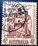 Selo postal da Austrália de 1957 Responsible Government in South Australia U