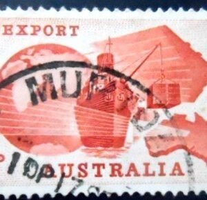 Selo postal da Austrália de 1963 Export Promotion U