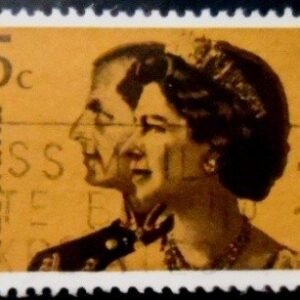 Selo postal da AUstrália de 1970 Royal Visit 1970 U