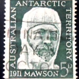 Selo postal do Território Antártico Australiano de 1961 Australasian Antarctic Expedition U