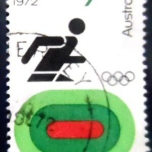 Selo postal da Austrália de 1972 Running U