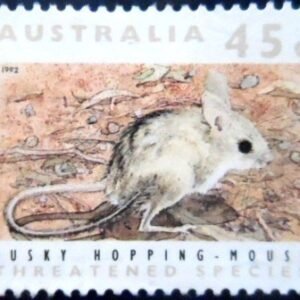 Selo postal da Austrália de 199 Dusky Hopping-mouse U sev