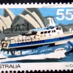 Selo postal da Austrália de 1979 HV Curl Curl U