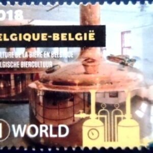 Selo postal da Bélgica de 2018 Know-how of the Beer N