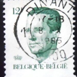 Selo postal da Bélgica de 1984 King Baudouin type Velghe 12 U